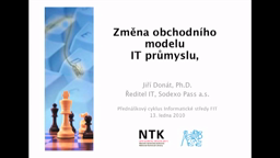 Změna obchodního modelu IT průmyslu